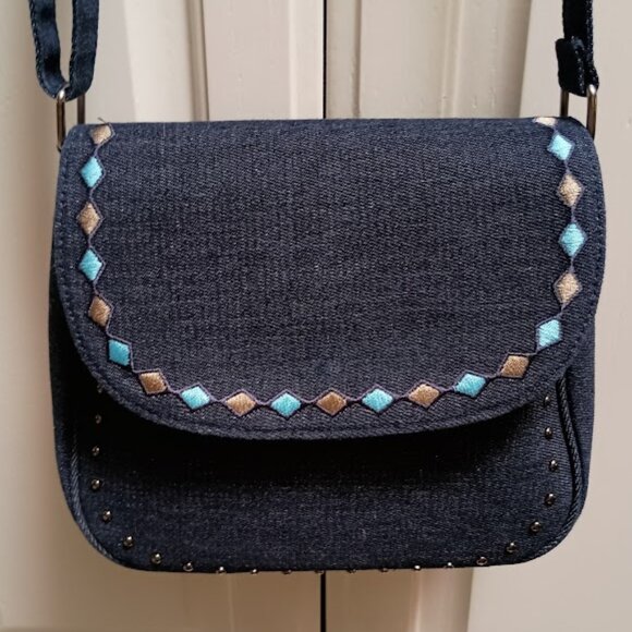 Canyon Sky Denim purse & Wallet (NWOT) - Picture 1 of 14
